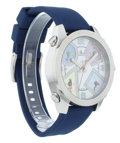 Jacob & Co. Five Time Zone 40mm Steel MOP Dial 40mm Quartz Watch JCM-54PDA