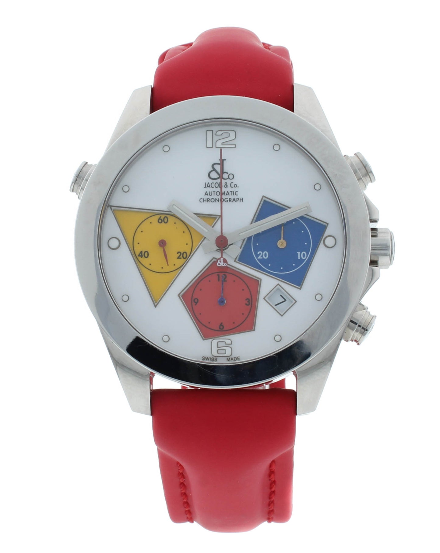 Jacob & Co. Chronograph Stainless Steel MOP Dial 40mm Auto Men’s Watch ACM.11