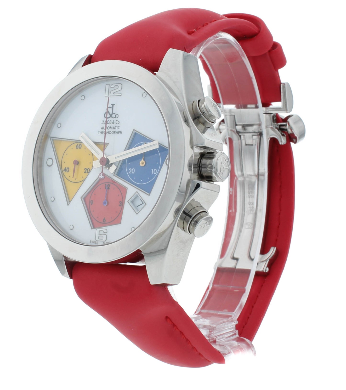 Jacob & Co. Chronograph Stainless Steel MOP Dial 40mm Auto Men’s Watch ACM.11