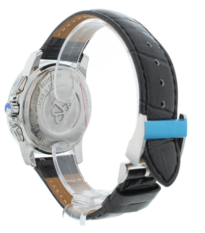 Jacob & Co. Chronograph 38mm Quartz Multicolor Dial Black Strap Men's Watch