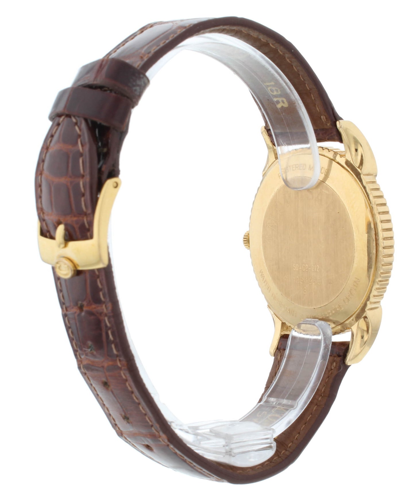 Concord Impresario 35mm Quartz 18k Yellow Gold Silver Dial Men's Watch 50-C2-212