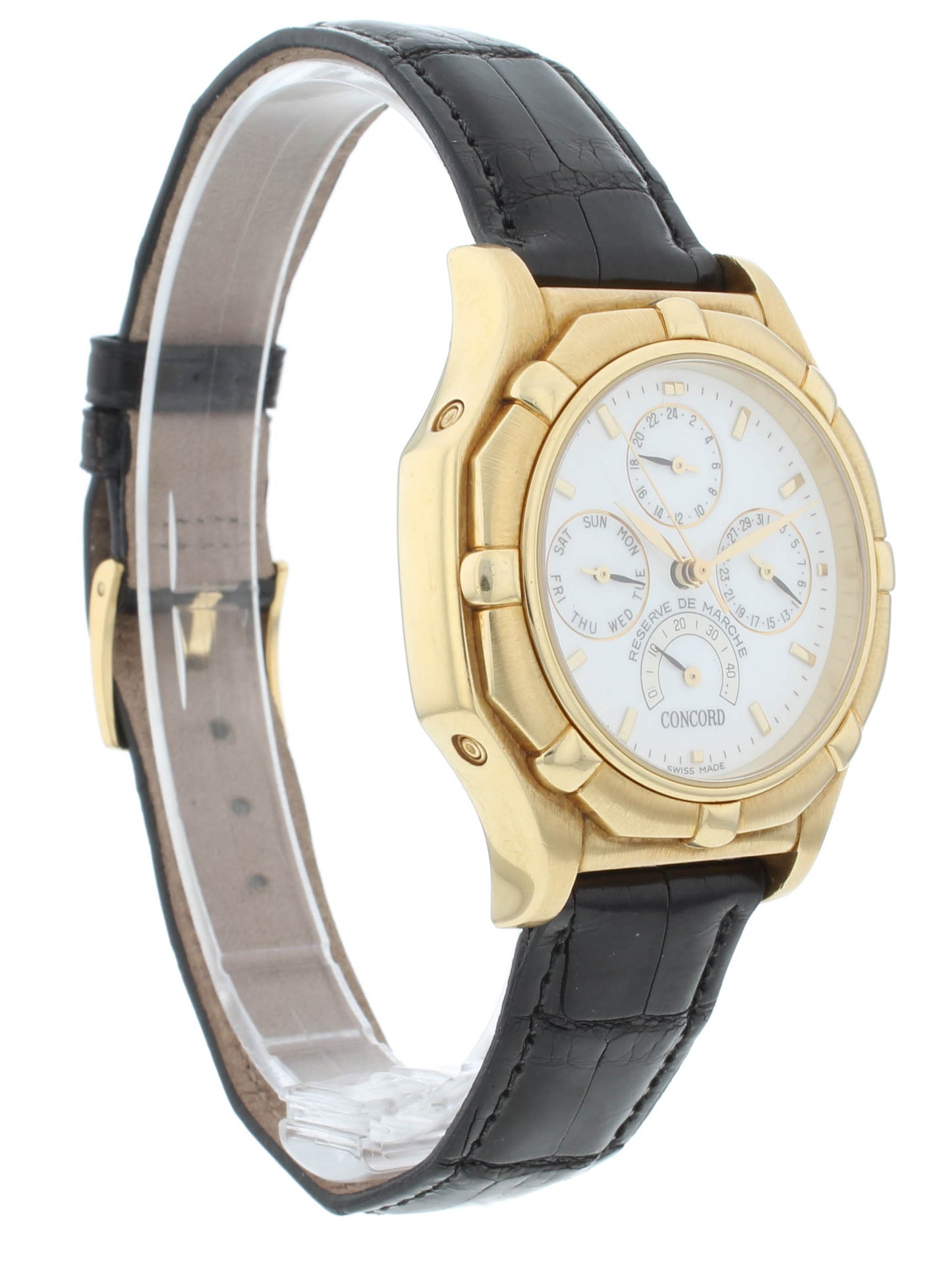 Concord Saratoga Perpetual Calendar 18k Yellow Gold 38mm Men's Watch 50.D3.234