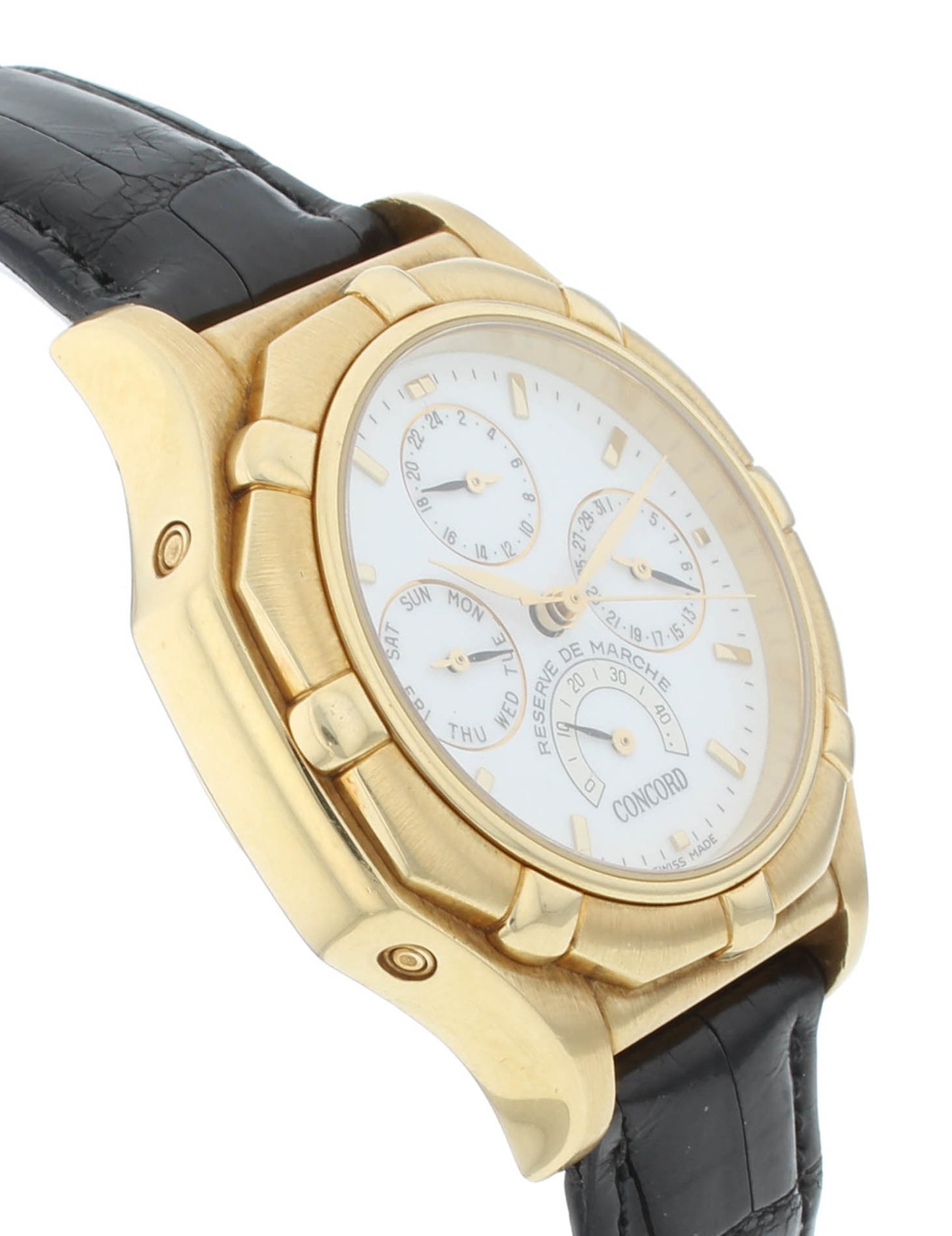 Concord Saratoga Perpetual Calendar 18k Yellow Gold 38mm Men's Watch 50.D3.234
