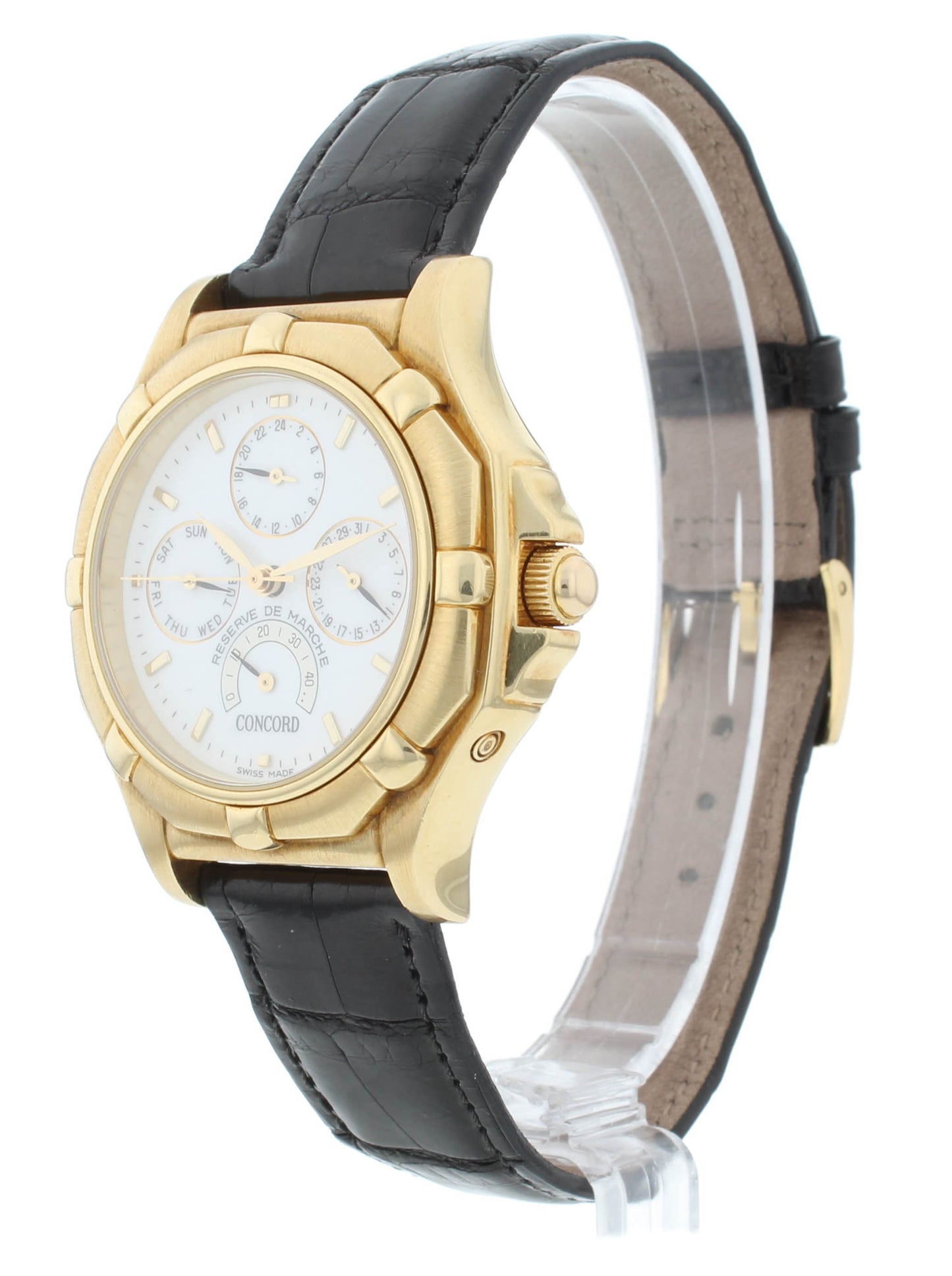 Concord Saratoga Perpetual Calendar 18k Yellow Gold 38mm Men's Watch 50.D3.234