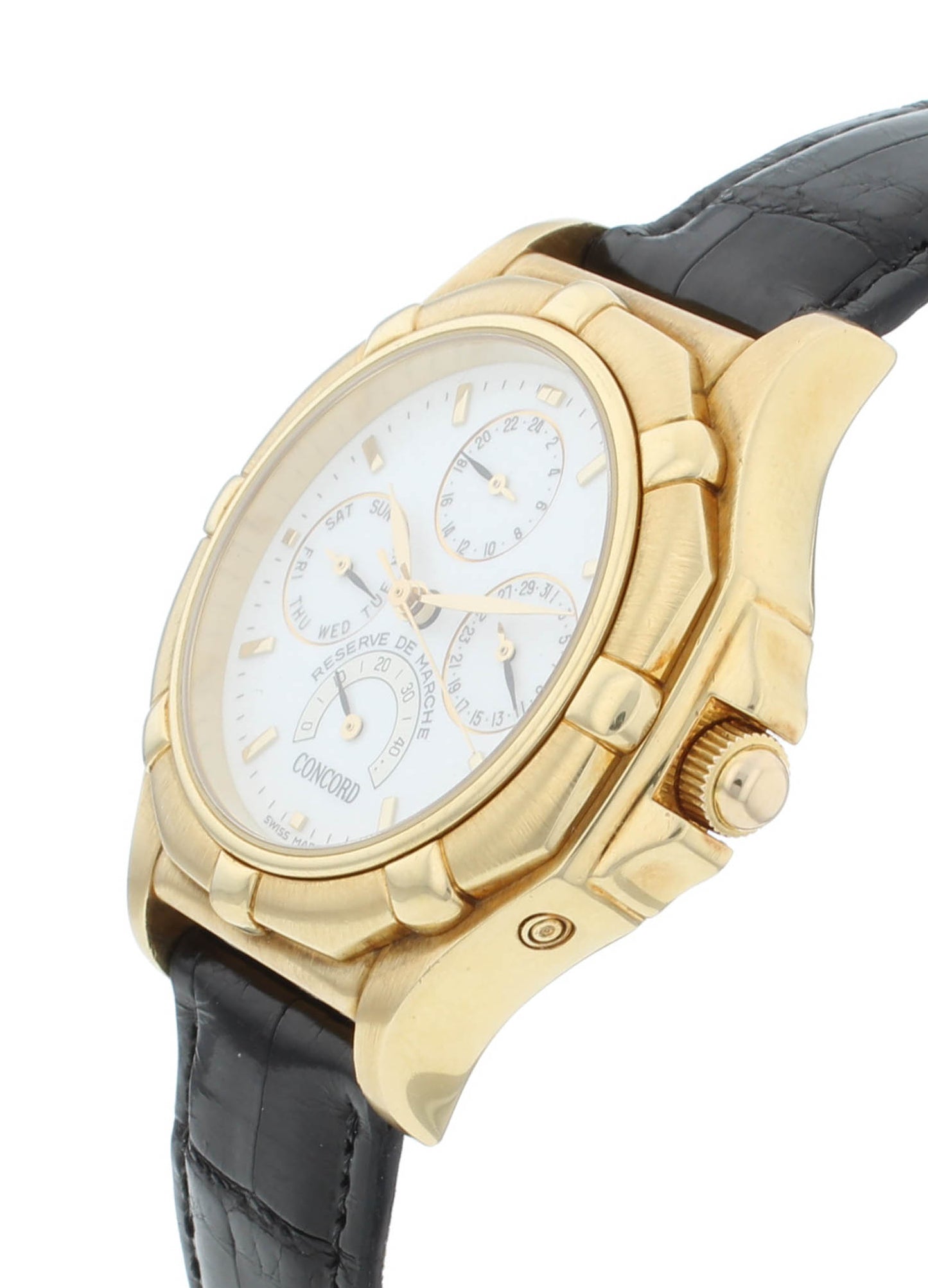 Concord Saratoga Perpetual Calendar 18k Yellow Gold 38mm Men's Watch 50.D3.234
