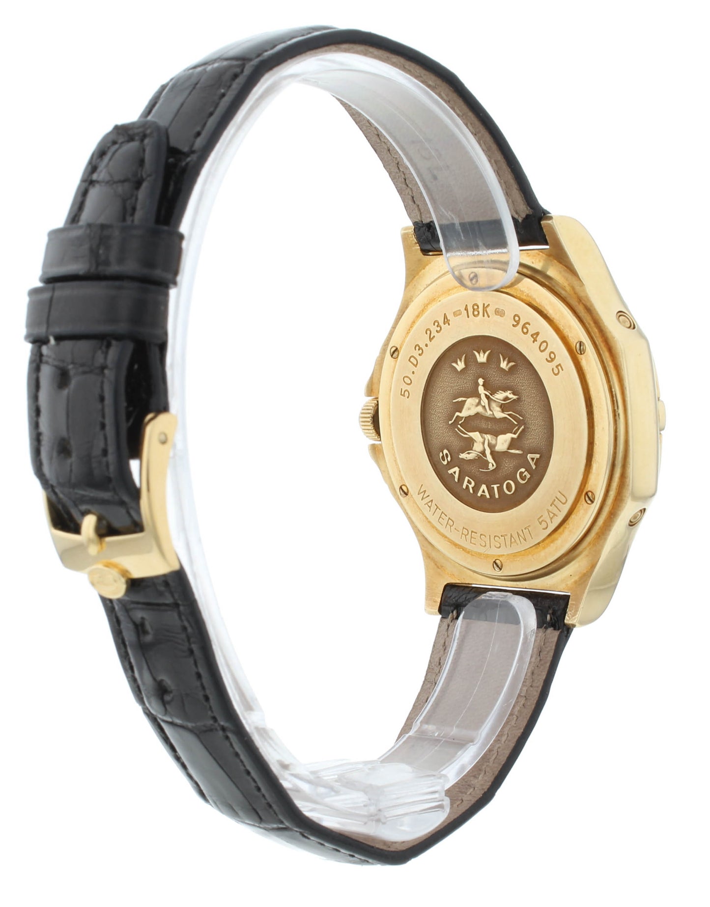 Concord Saratoga Perpetual Calendar 18k Yellow Gold 38mm Men's Watch 50.D3.234