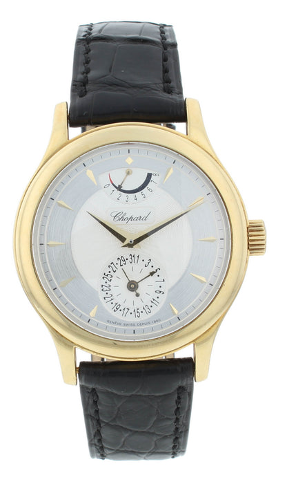 Chopard L.U.C. Quattro 18k Yellow Gold 38mm Manual-Wind Men's Watch 161863-1001