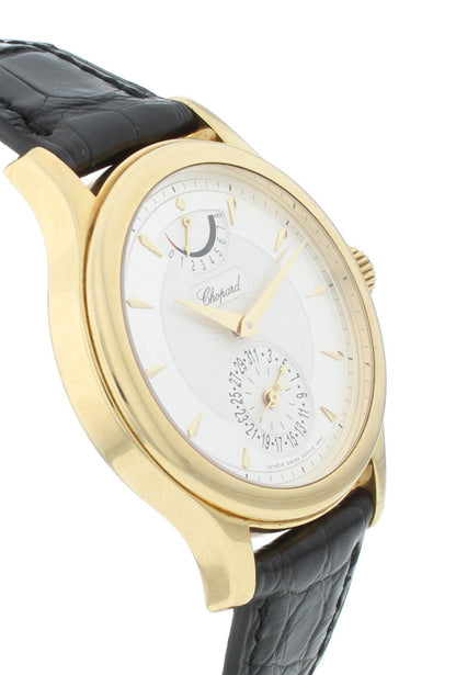 Chopard L.U.C. Quattro 18k Yellow Gold 38mm Manual-Wind Men's Watch 161863-1001