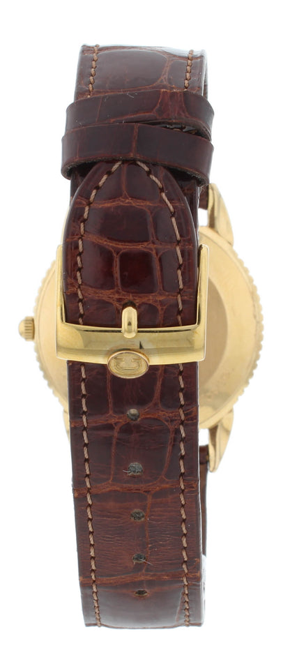 Concord Impresario 35mm Quartz 18k Yellow Gold Silver Dial Men's Watch 50-C2-212