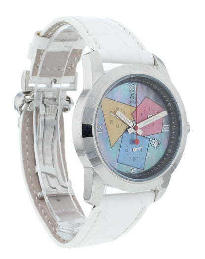 Jacob & Co. Chronograph 38mm Quartz Multicolor Dial Stainless Steel Men's Watch