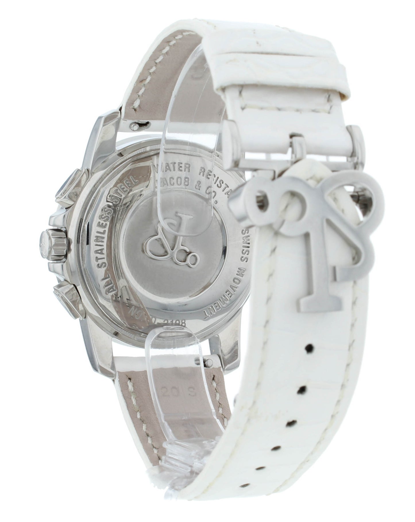Jacob & Co. Chronograph 38mm Quartz Multicolor Dial Stainless Steel Men's Watch