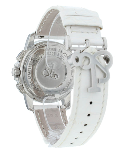 Jacob & Co. Chronograph 38mm Quartz Multicolor Dial Stainless Steel Men's Watch