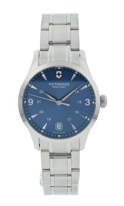 Victorinox Alliance Blue Dial 30mm Quartz Stainless Steel Ladies Watch 249112