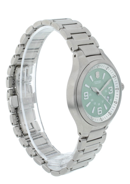 Victorinox Base Camp Green Dial Stainless Steel 32mm Quartz Ladies Watch 249076