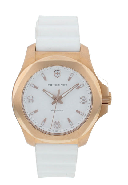 Victorinox I.N.O.X 37mm Stainless Steel White Dial Quartz Ladies Watch 241954