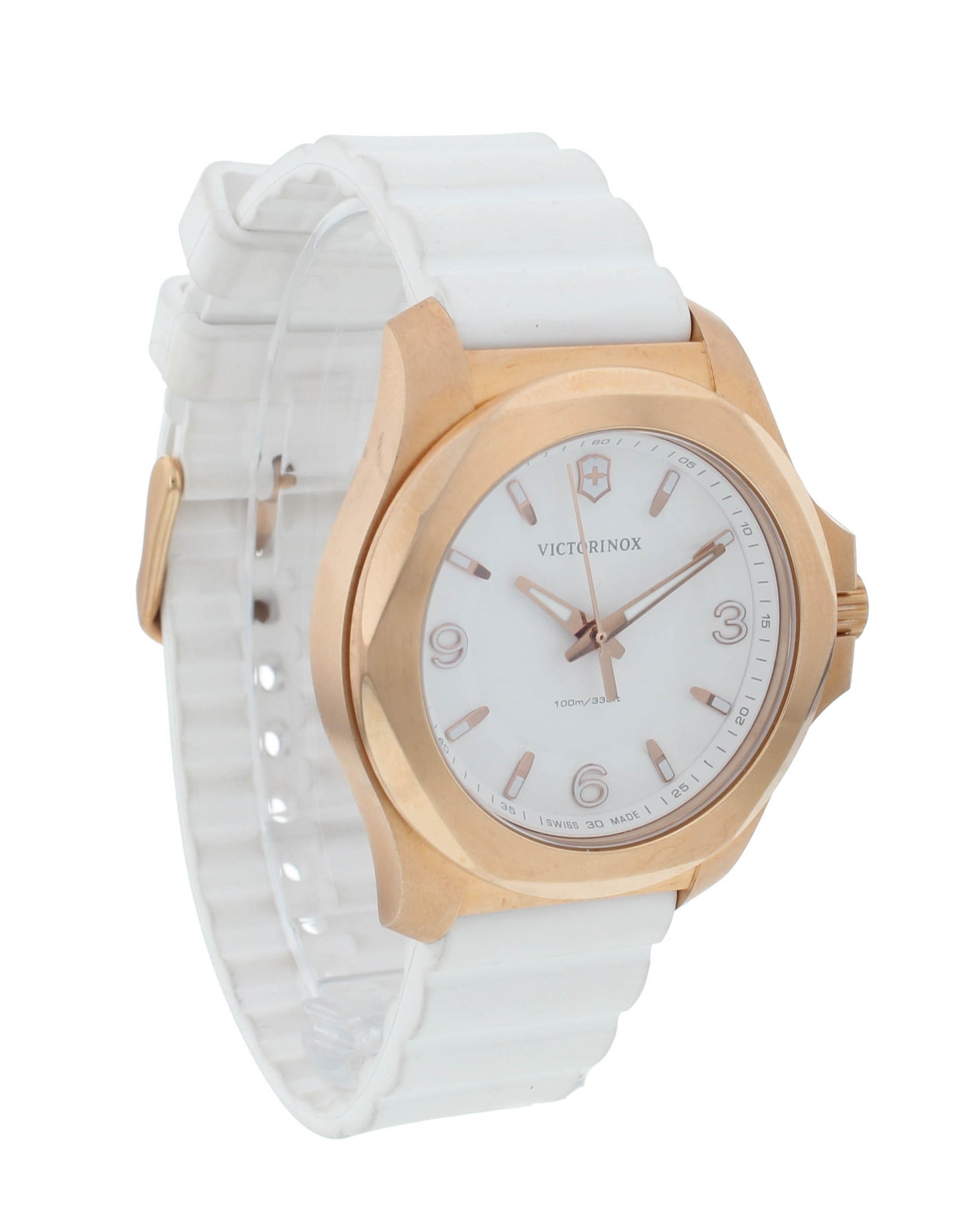 Victorinox I.N.O.X 37mm Stainless Steel White Dial Quartz Ladies Watch 241954
