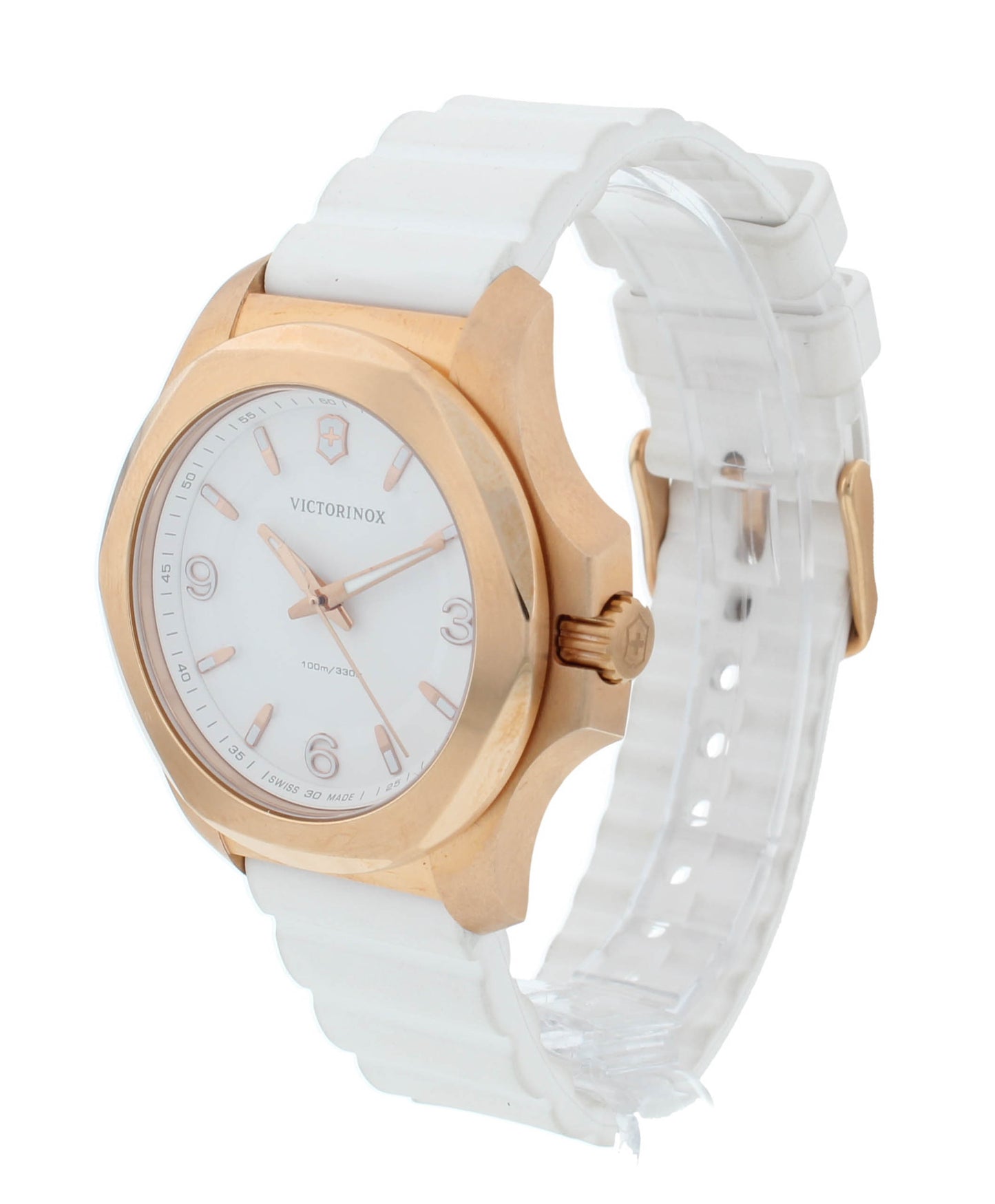 Victorinox I.N.O.X 37mm Stainless Steel White Dial Quartz Ladies Watch 241954