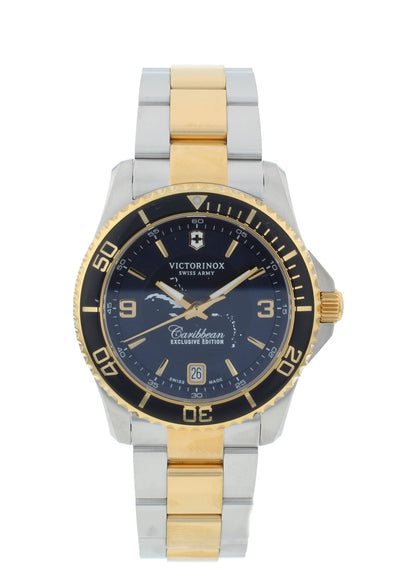 Victorinox Alliance Blue Dial 34mm Quartz Two-Tone Ladies Watch 249147