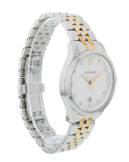 Victorinox Alliance 35mm Two-Tone Quartz MOP Diamond Dial Ladies Watch 241831