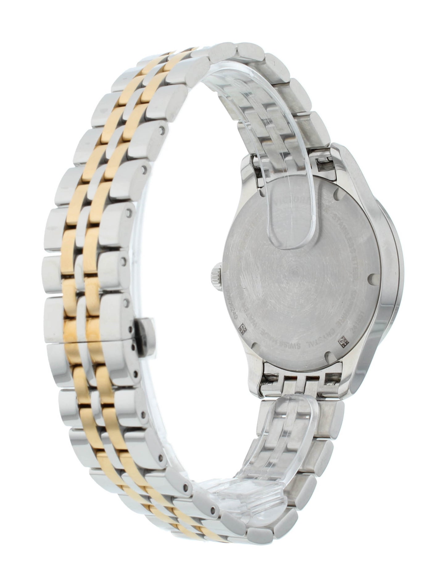 Victorinox Alliance 35mm Two-Tone Quartz MOP Diamond Dial Ladies Watch 241831