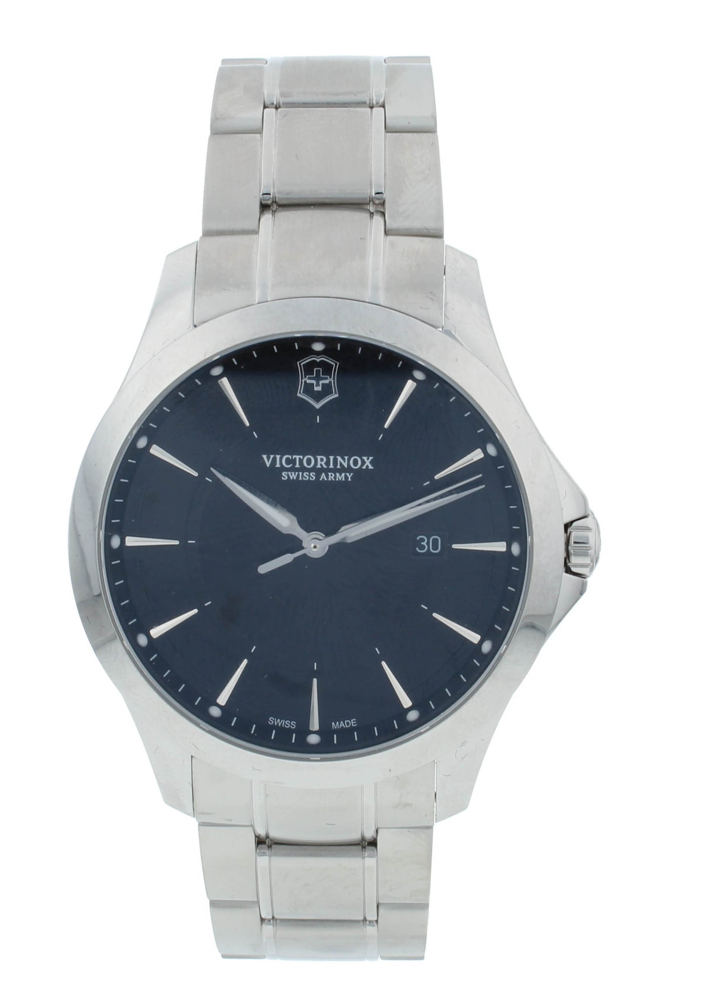 Victorinox Alliance 40mm Black Dial Quartz Stainless Steel Men's Watch 241801