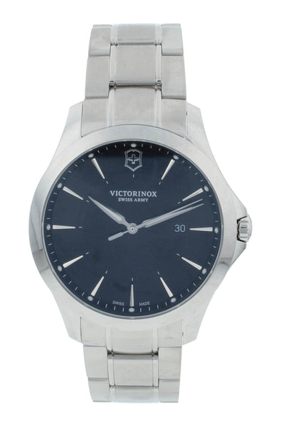 Victorinox Alliance 40mm Black Dial Quartz Stainless Steel Men's Watch 241801
