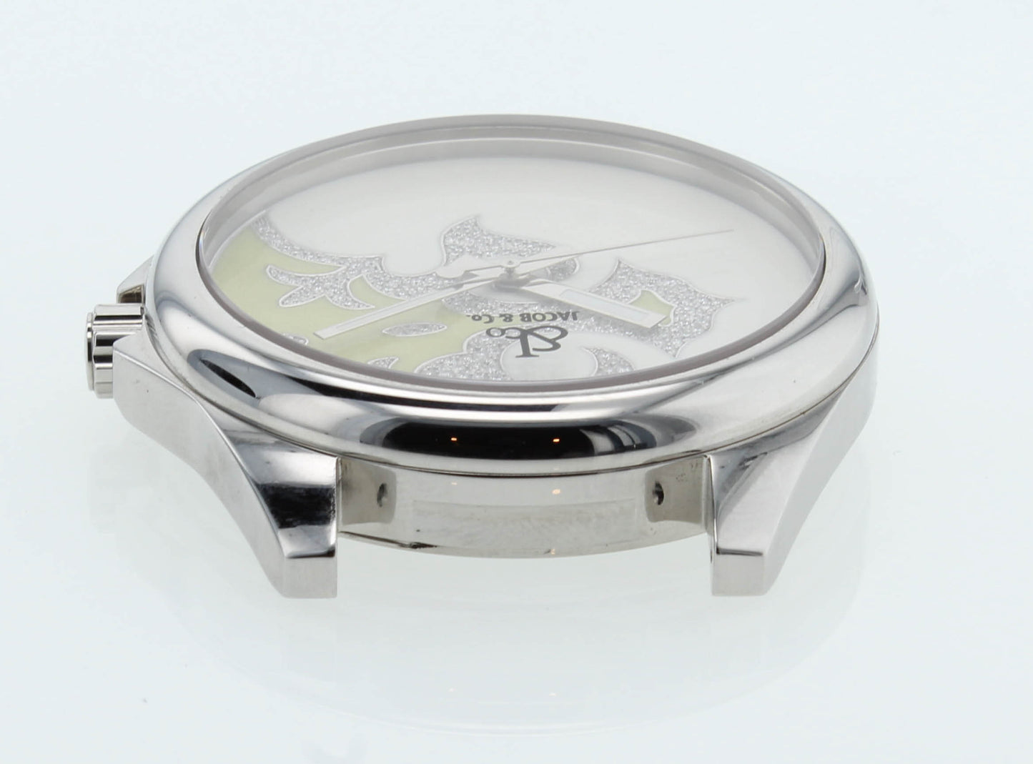 Jacob & Co. Quartz 47mm Diamond White & Yellow Dial Head Only Men's Watch