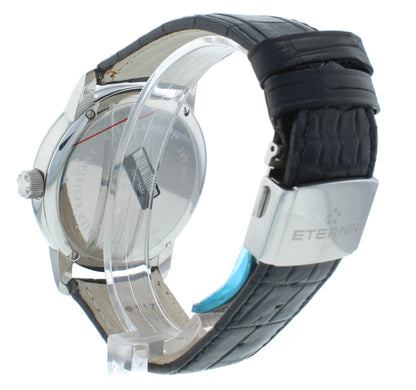 Eterna Soleure 42mm Automatic Black Dial Men's Watch 8310.41.44.1175