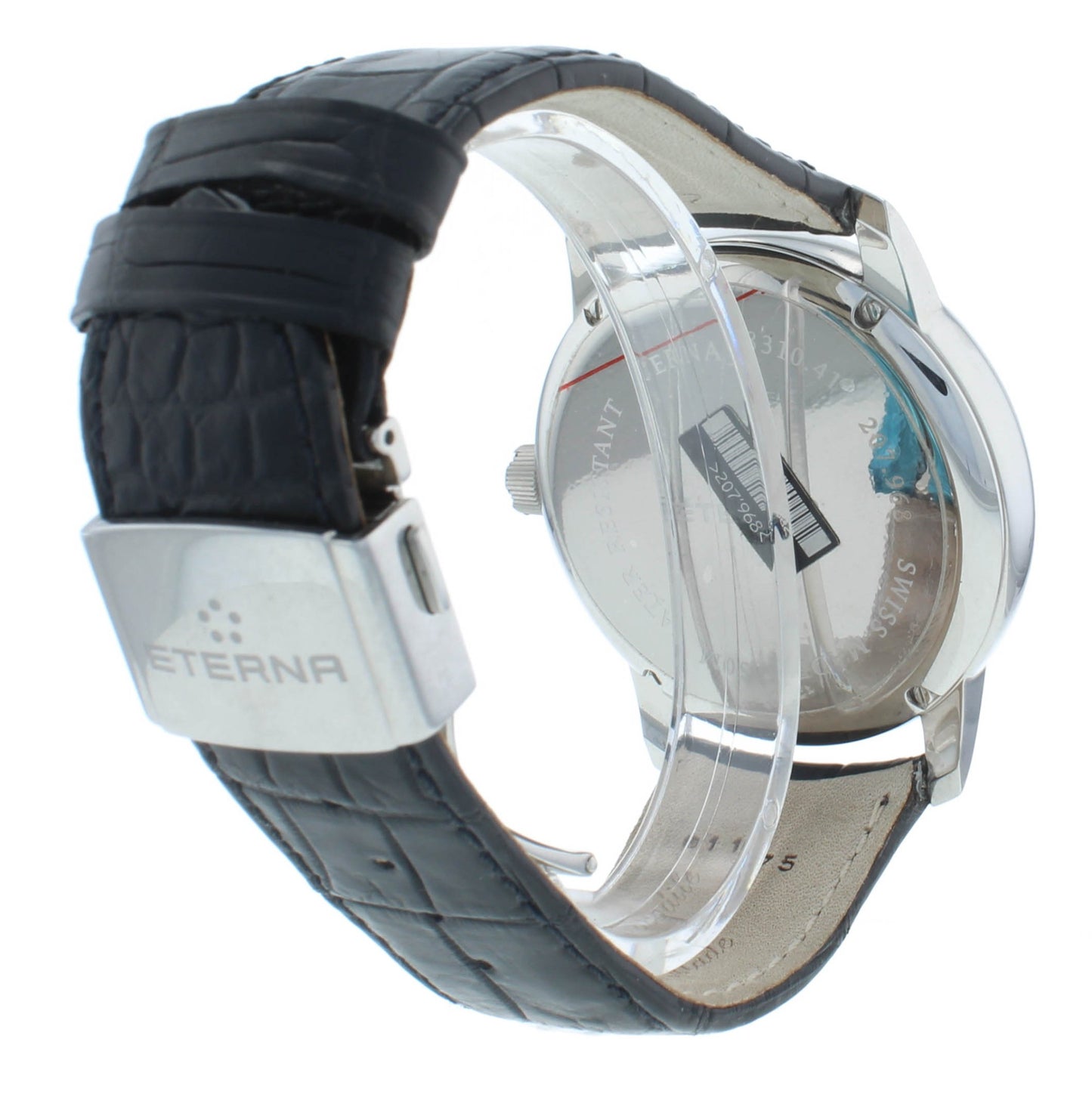 Eterna Soleure 42mm Automatic Black Dial Men's Watch 8310.41.44.1175