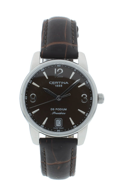 Certina DS Podium 32mm Quartz Brown Dial Ladies Watch C034.210.16.297.00