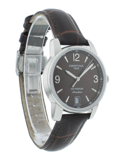 Certina DS Podium 32mm Quartz Brown Dial Ladies Watch C034.210.16.297.00