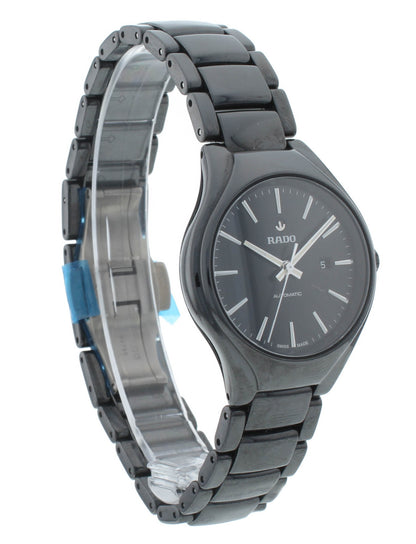 Rado True 30mm Automatic Black Dial Ceramic Ladies Watch R27242152