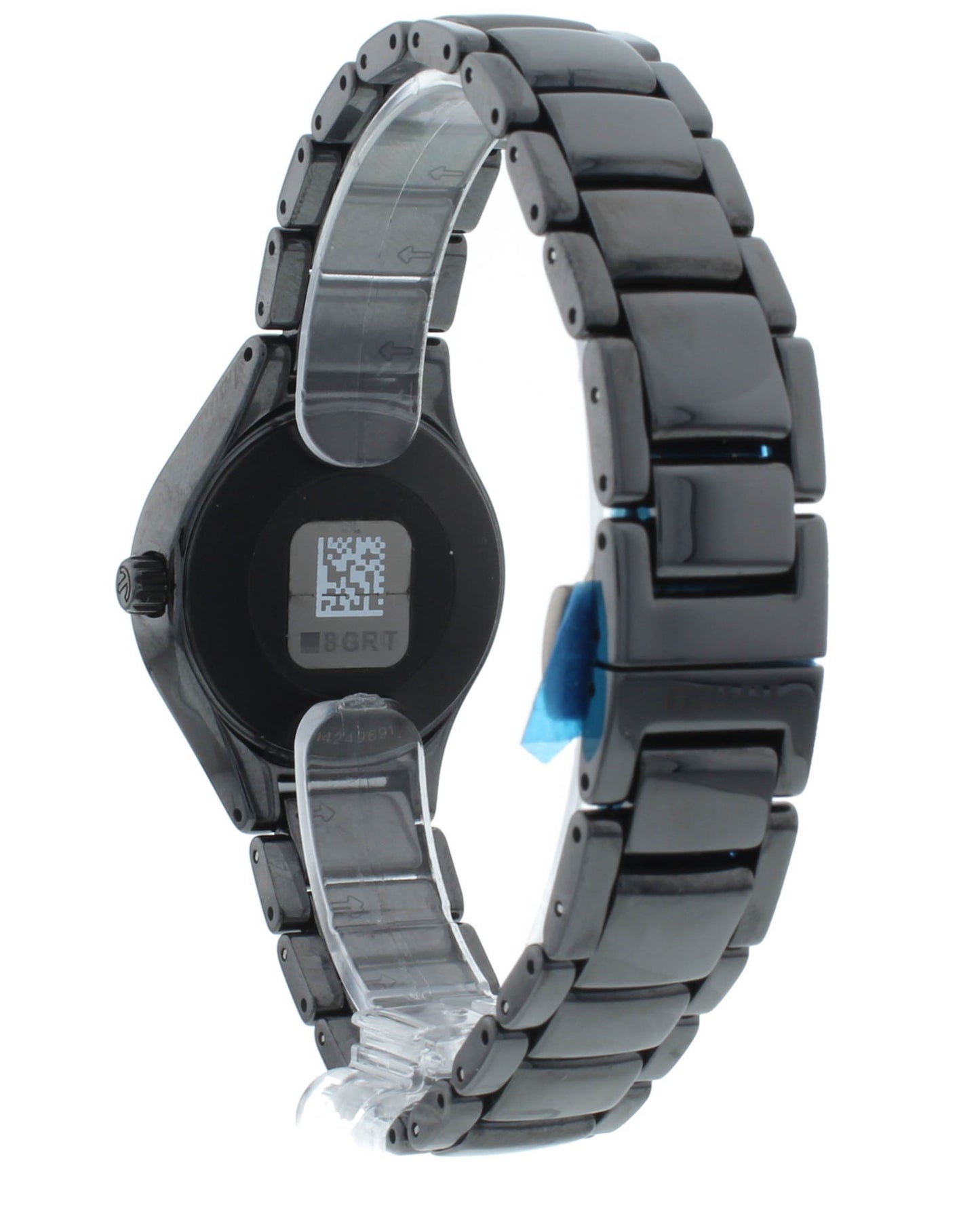 Rado True 30mm Automatic Black Dial Ceramic Ladies Watch R27242152