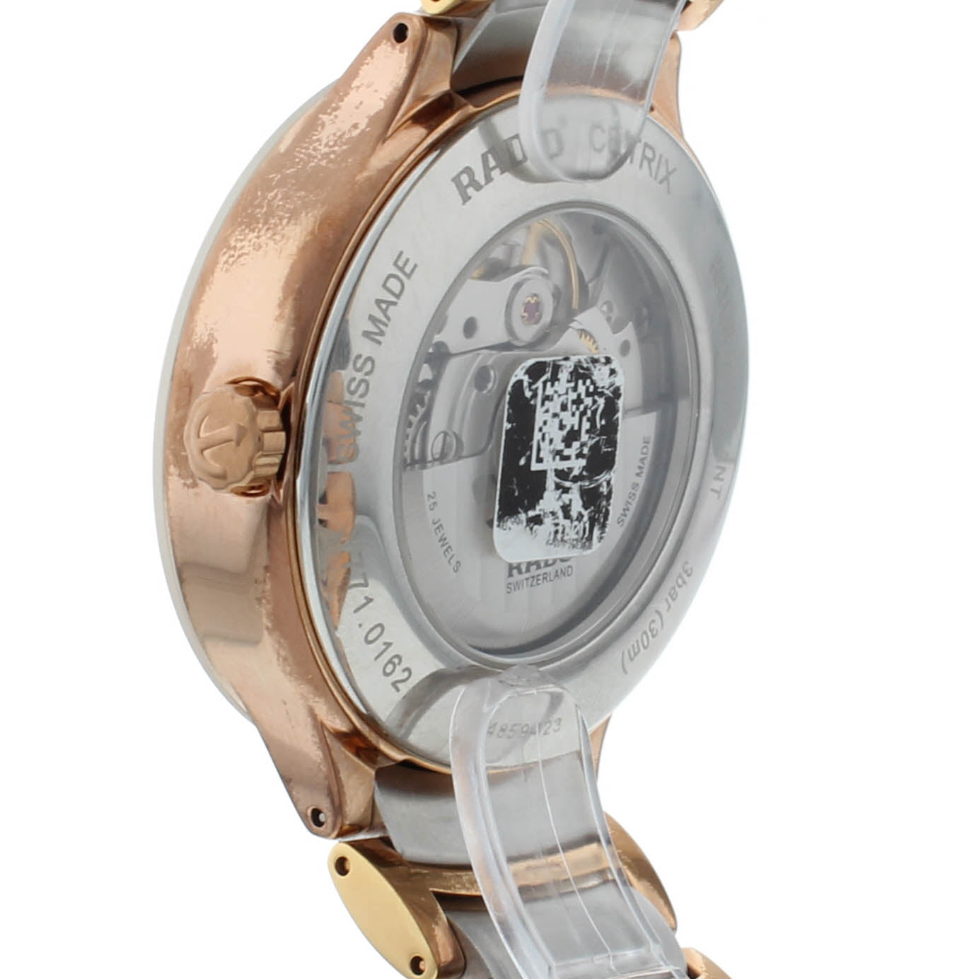 Rado Centrix Automatic Silver Dial Two-Tone UTC 40mm Men's Watch R30162013