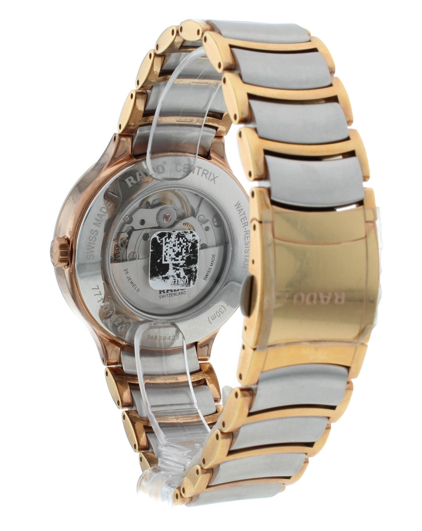 Rado Centrix Automatic Silver Dial Two-Tone UTC 40mm Men's Watch R30162013