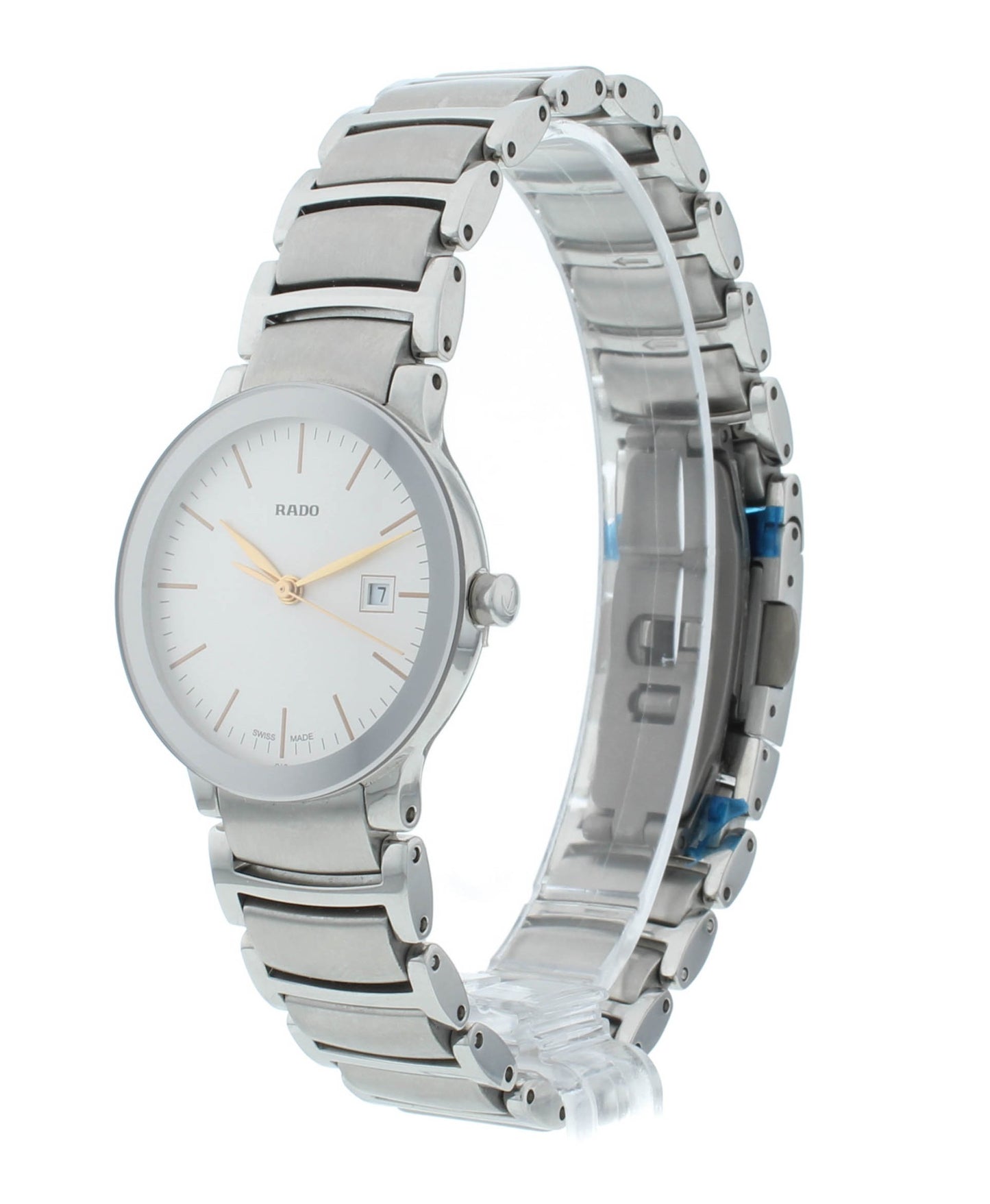 Rado Centrix 28mm Quartz Silver Dial Stainless Steel Ladies Watch R30928123