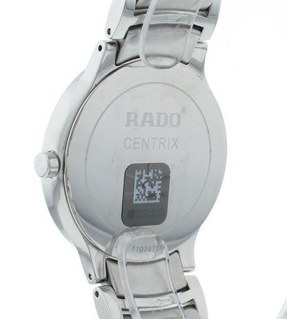 Rado Centrix 38mm Black Dial Diamond Bezel Quartz Men's Watch R30630713
