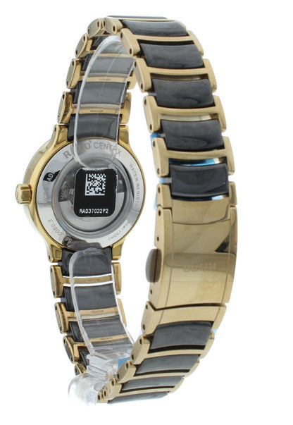 Rado Centrix 28mm Automatic Black Diamond Dial Two-Tone Ladies Watch R30080762