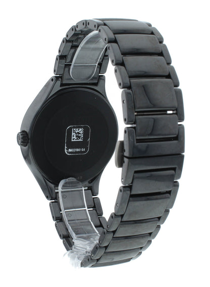 Rado True 40mm Automatic Black MOP Diamond Dial Ceramic Men's Watch R27056872