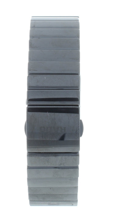 Rado Ceramica Square 22.5mm Quartz Black Diamond Dial Ladies Watch R21702732