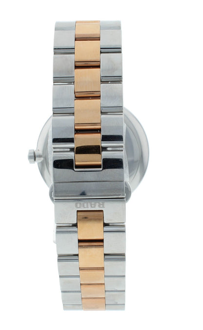 Rado Coupole 36mm Black Dial Two-Tone Quartz Ladies Watch R22852173