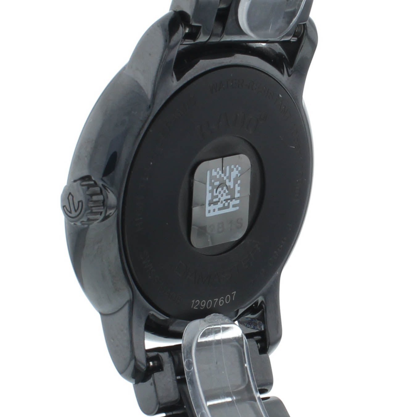 Rado DiaMaster Quartz 40mm Ceramic Black Dial Men's Watch R14066152
