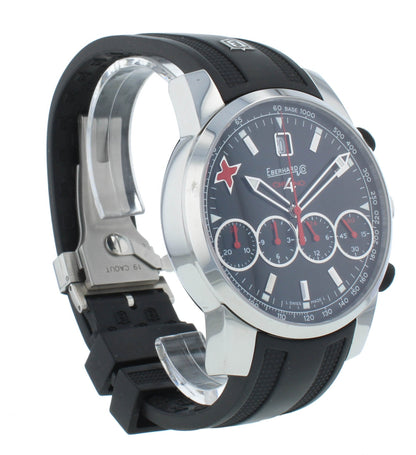 Eberhard & Co. Chrono 4 43mm Auto Limited Edition Black Dial Men's Watch 31054