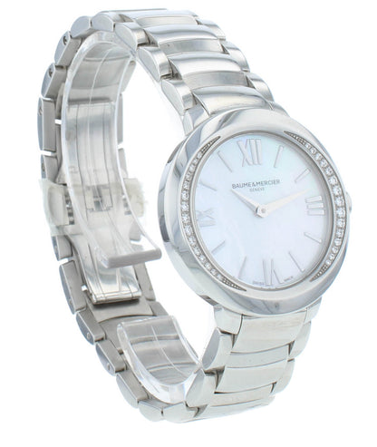 Baume & Mercier Promesse 30mm Diamond Bezel Quartz Ladies Watch M0A10160