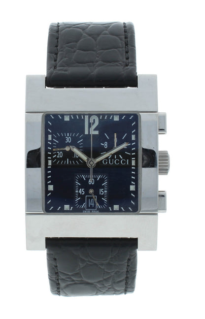 Pre-Owned 7700 Chrono 31mm Black Dial Black Strap Quartz Ladies Watch