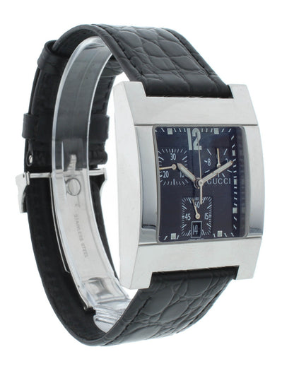 Pre-Owned 7700 Chrono 31mm Black Dial Black Strap Quartz Ladies Watch
