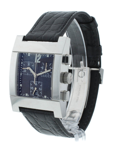 Pre-Owned 7700 Chrono 31mm Black Dial Black Strap Quartz Ladies Watch