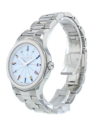 Corum Admirals Cup Legend 32mm MOP Dial Quartz Ladies Watch 020.100.20/V200PN22