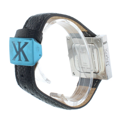 Pre-Owned Korloff SDX6 32mm Quartz Silver Dial Diamond Bezel Ladies Watch 020037