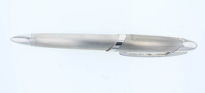 Pre-Owned Versache Stainless Steel Silver Two Piece Fountain Pen B1B88CPP60